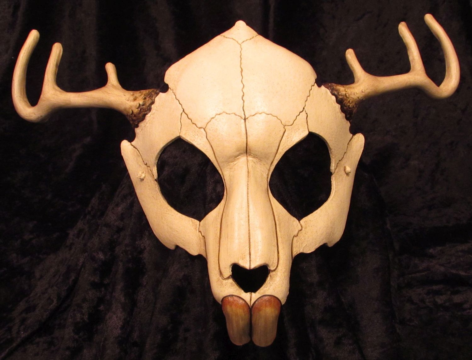 Jackalope skull mask.
