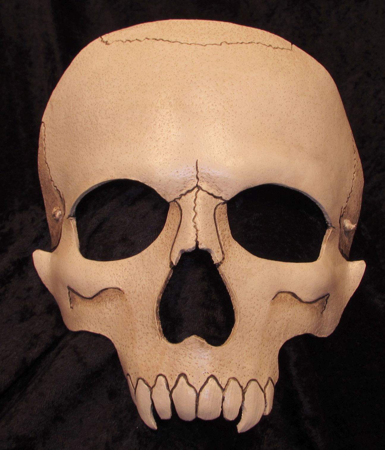 Nosferatu skull mask.